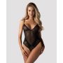 Body erotyczne Obsessive Blomentis otwarte czarne M/L - 4