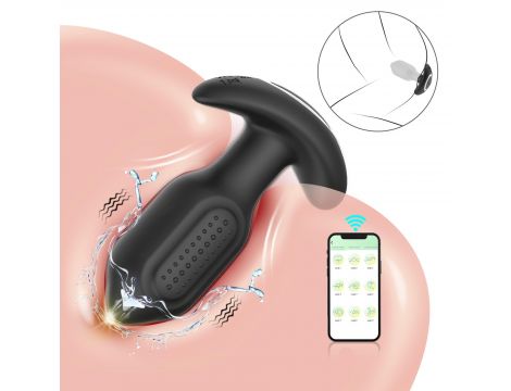Wibrujący korek analny Bliss APP silikonowy USB - 9