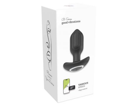 Wibrujący korek analny Bliss APP silikonowy USB - 10