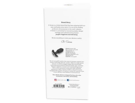 Wibrujący korek analny Bliss APP silikonowy USB - 8
