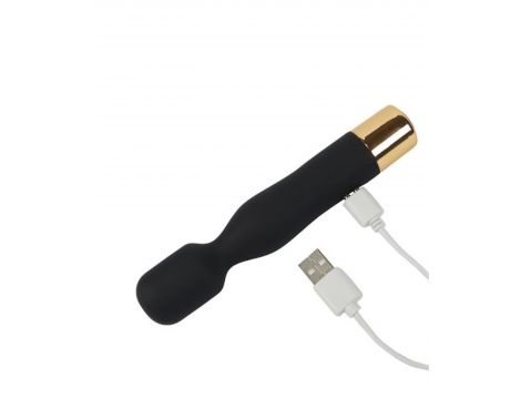 Masażer wibracyjny silikonowy B Series Lyla czarny USB 7 trybów - 2