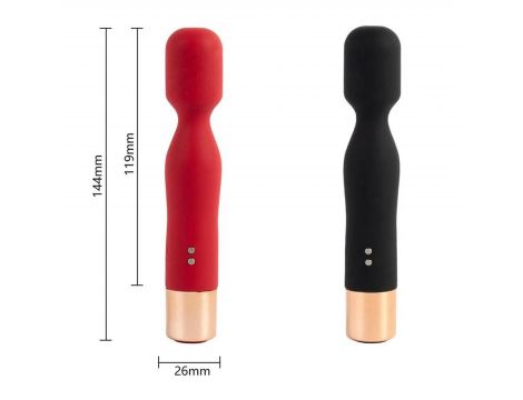 Masażer wibracyjny silikonowy B Series Lyla czarny USB 7 trybów - 4