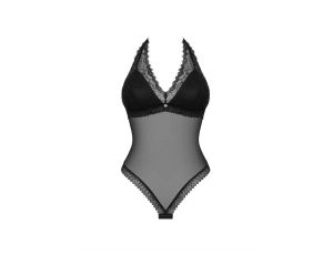 Koronkowe czarne body Medilla Obsessive XL/2XL