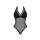 Koronkowe czarne body Medilla Obsessive XL/2XL