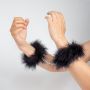 Kajdanki marabou czarne Secret Play - 3