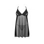 Zmysłowy babydoll i stringi Obsessive czarne XL/2XL - 8