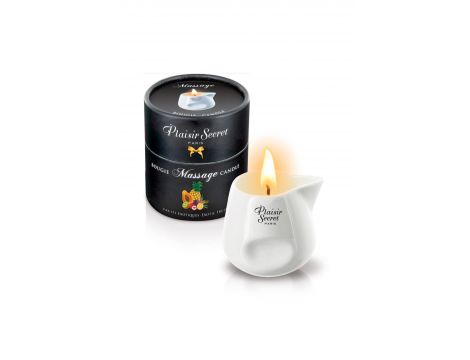 Świeca do masażu egzotyczne owoce Plaisir Secret 80ml - 3