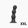 Dildo plug z kulkami Strap on me czarny XXL - 2