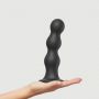 Dildo plug z kulkami Strap on me czarny XXL - 4