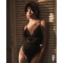 Body Obsessive Lobellis czarne z koronką XS/S - 6