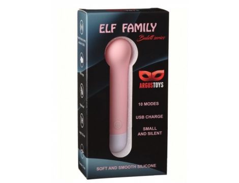 Wibrator silikonowy Argus Elf family 2 USB 10 cm