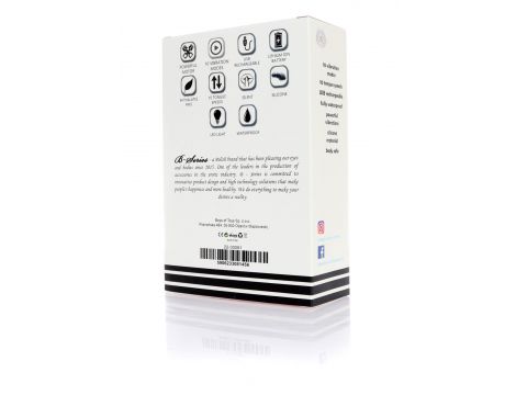 Stymulator liżący z wibrującym jajkiem silikonowy USB B Series Magic - 6