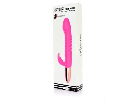 Wibrator króliczek B Series Magic silikonowy grzewczy z ruchem USB - 8