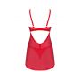 Babydoll i stringi Obsessive Chilisa czerwony XS/S - 5