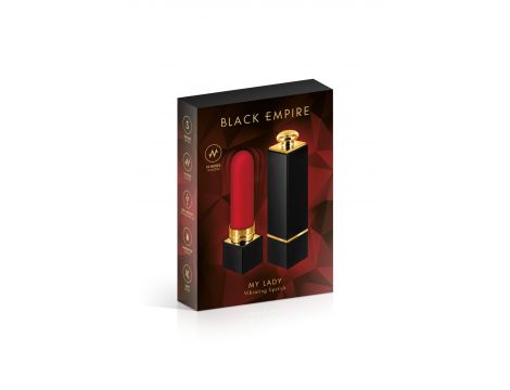Mini wibrator szminkowy Black Empire Mylady USB silikonowy czarny - 3