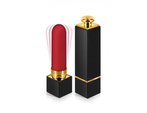 Mini wibrator szminkowy Black Empire Mylady USB silikonowy czarny - 2