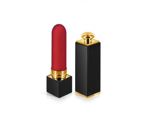 Mini wibrator szminkowy Black Empire Mylady USB silikonowy czarny