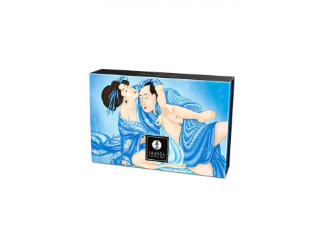 Puder kokosowy do masażu Shunga z piórkiem - 3
