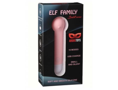 Wibrator Argus Elf family 3 silikonowy 10 trybów USB