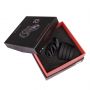 Pas cnoty silikonowy ManCage Model 23 czarny 6,5 cm - 5
