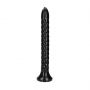 Wąż analny spiralny Ouch! 30 cm czarny - 4