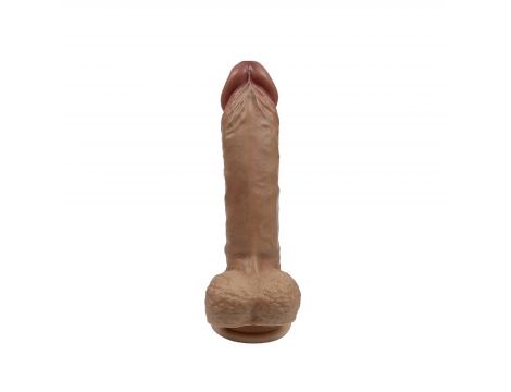 Dildo realistyczne Real Skin Silexd 20 cm cieliste wodoodporne - 2