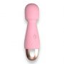 Mini wibrator wand Power Escorts silikonowy różowy USB 11,6 cm - 5