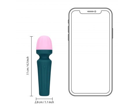 Mini wibrator wand Loveline silikonowy 7 funkcji - 11