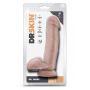 Dildo realistyczne Dr Skin Dr Mark 17 cm z jądrami beżowe - 5