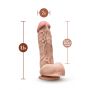Dildo realistyczne Dr Skin Mr D beżowe z jądrami 21,6 cm - 4