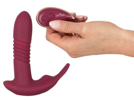 Wibrator Javida RC hands free silikonowy z pilotem USB - 8