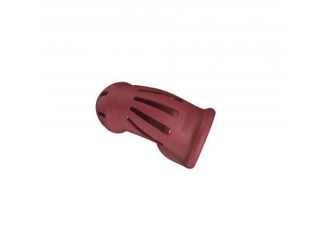 Pas cnoty silikonowy ultra miękki ManCage Model 28 czerwony - 2