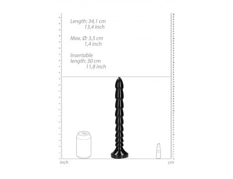 Dildo analne spiralne Ouch wąż 30 cm - 4