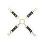 Hogtie z ćwiekami Taboom czarny 32 cm - 2
