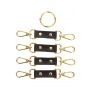Hogtie z ćwiekami Taboom czarny 32 cm - 7