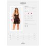 Babydoll i stringi Obsessive Latinesa czarny M/L - 8