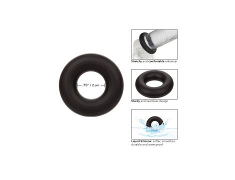 Pierścień erekcyjny silikonowy Calexotics Alpha Prolong Medium czarny - 9
