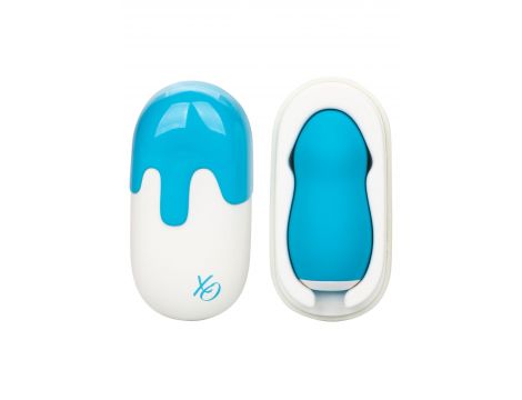 Wibrator mini Sugar Dream niebieski silikonowy USB - 2