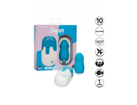 Wibrator mini Sugar Dream niebieski silikonowy USB - 10