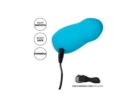 Wibrator mini Sugar Dream niebieski silikonowy USB - 11