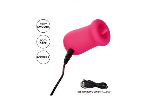 Stymulator języka Sugar Craze Calexotics różowy USB - 12