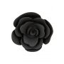 Knebel kulkowy z zdejmowaną różą Calexotics czarny silikonowy 4,5 cm - 10