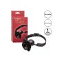 Knebel kulkowy z zdejmowaną różą Calexotics czarny silikonowy 4,5 cm - 12