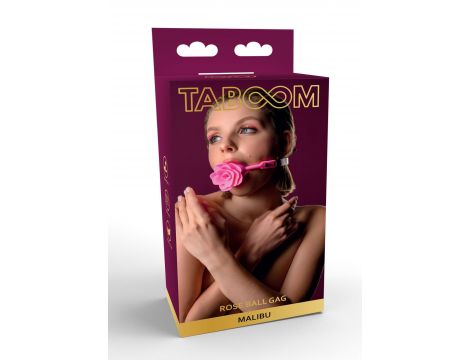 Knebel w kształcie róży Taboom Malibu Rose różowy - 2