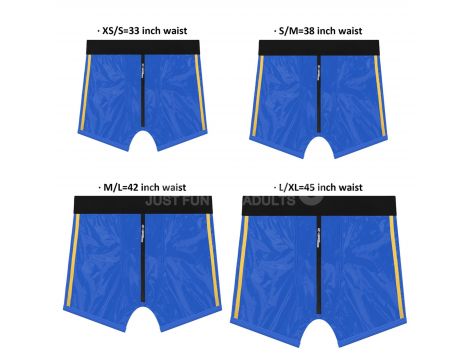 Chic Strap-On shorts (28 - 31 inch waist) Blue - 19