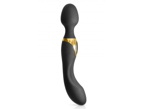Wibrator wand My Goddess Black Empire czarny USB 22,5 cm - 3