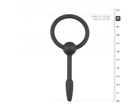 Penis plug silikonowy mały z uchwytem Sinner Gear - 4