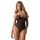 Body erotyczne transparentne Obsessive Novenes czarne M/L