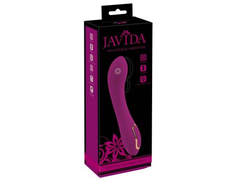 Wibrator Javida nadmuchiwany do punktu G USB 21 cm