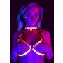 Open Cup Bra Harness Pink - 2